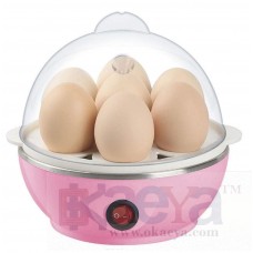 OkaeYa Electric Egg Boiler, Noise-Free Hard Boiled Egg Cooker with Auto Shut Off & 7-Capacity, Suitable for Poached Egg, Scrambled Eggs (Multicolor)